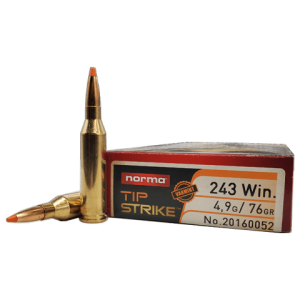243 Win - Norma 76 Grain Tip Strike