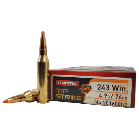 243 Win - Norma 76 Grain Tip Strike