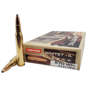 270 Win - Norma 130 Grain White Tail Soft Point