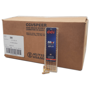 22 Long Rifle - CCI Mini Mag 40 Grain CPRN - 5000 Rounds