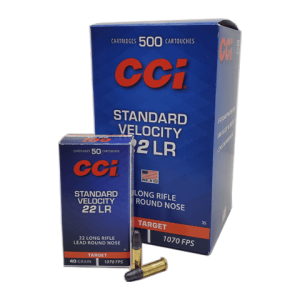 22 Long Rifle – CCI Standard Velocity 40 Grain LRN
