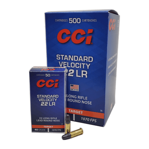 22 Long Rifle – CCI Standard Velocity 40 Grain LRN