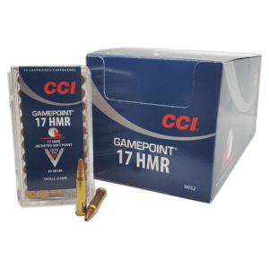 17 HMR - CCI Gamepoint 20 Grain JSP 500 Rounds