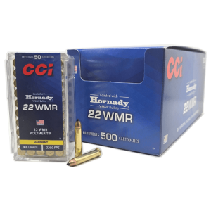 22 wmr hornady ammo box