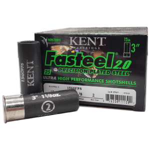 12 Gauge - Kent Fasteel 2.0 Plated Steel #2 Shot 3"