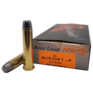 45-70 - HSM 430 Grain +P Lead Flat Nose Bear Load