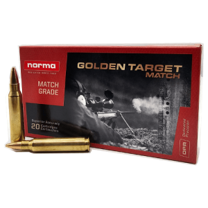 223 Rem – Norma 69 Grain Golden Target Match Open Tip – 20 Rounds