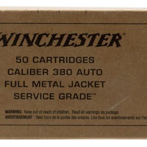 380 Auto - Winchester Service Grade 95 Grain FMJ
