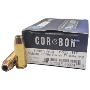 10mm - CorBon 165 Grain Jacketed Hollow Point