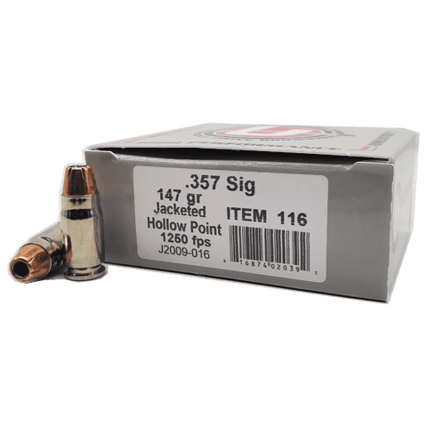 357 Sig - Underwood 147 Grain XTP Jacketed Hollow Point - 20 Rounds