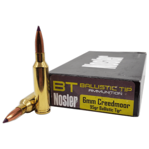 6mm Creedmoor - Nosler 95 Grain Ballistic Tip