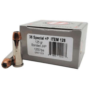 38 Special - Underwood 125 Grain Bonded JHP +P