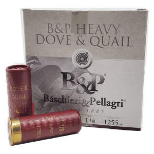 12 Gauge - B&P Heavy 2-3/4" Dove & Quail #9 Shot 1255 fps - 25 Rounds