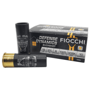 12 Gauge - Fiocchi Defense Dynamics 2-3/4" 00 Buckshot 10rds. Box
