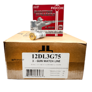 12 Gauge- Fiocchi 2-3/4 Inch 3 Gun Legacy 7.5 Shot 1170 Fps – 250 Rounds