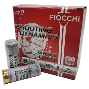 12 Gauge - Fiocchi 2-3/4" 1,200 FPS Shooting Dynamics 8 Shot