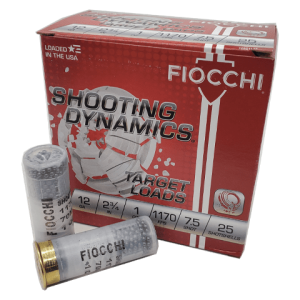12 Gauge - Fiocchi 2-3/4" Shooting Dynamics 7.5 Shot 1,170 Fps