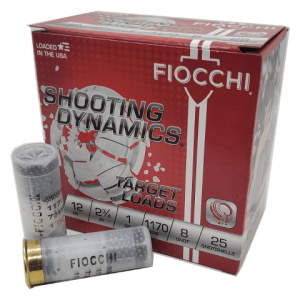 12 Gauge - Fiocchi 2-3/4" Shooting Dynamics 8 Shot 1,170 Fps
