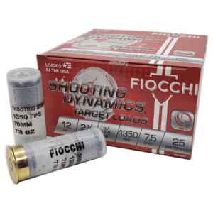 12 Gauge - Fiocchi 2-3/4" Shooting Dynamics 7.5 Shot HV