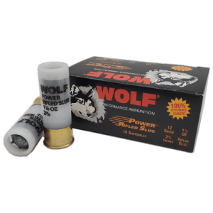 12 Gauge - Wolf Performance Power Rifled Slug 2-3/4"