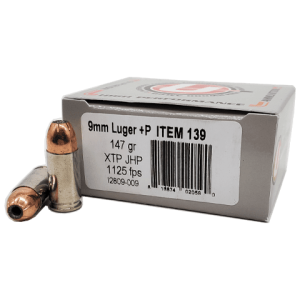 9mm - Underwood 147 Grain +P XTP Jacketed Hollow Point