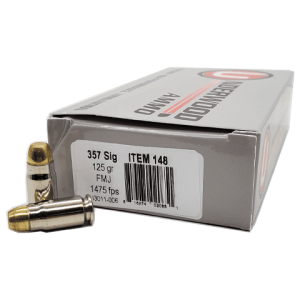 357 Sig - Underwood 125 Grain Full Metal Jacket