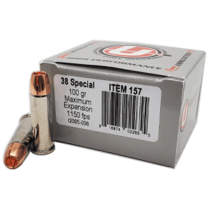 38 Special - Underwood 100 Grain Maximum Expansion HP