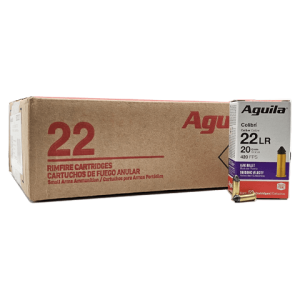 22 Long Rifle – Aguila Colibri 20 Grain Subsonic – 1000 Rounds