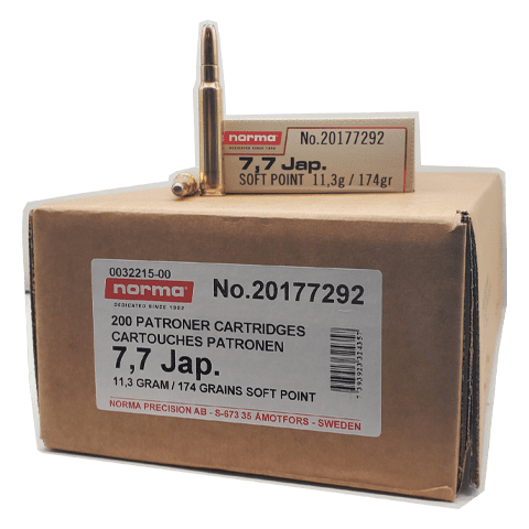 7.7x58 JAP - Norma 174 Grain Soft Point - 200 Rounds