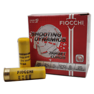 20 Gauge - Fiocchi 2-3/4" Shooting Dynamics #8 Shot