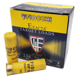 20 Gauge - Fiocchi 2-3/4" Exacta VIP Heavy #8 Shot
