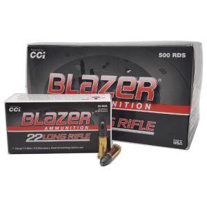 22 Long Rifle - CCI Blazer 40 Grain Lead Round Nose - 500 Rounds