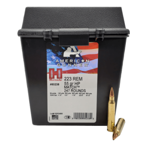 223 Rem - Hornady Match American Gunner 55 Grain HP Can