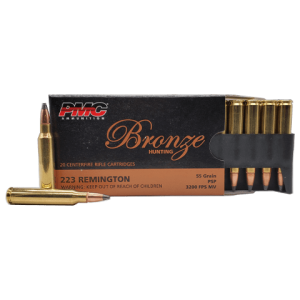 223 Rem - PMC Bronze 55 Grain Soft Point - 20 Rounds