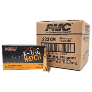 223 Rem PMC ammo box
