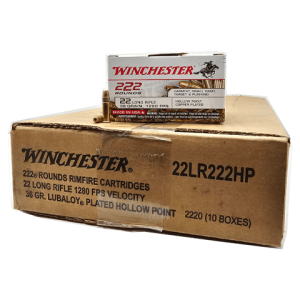 22 Long Rifle - Winchester 36 Grain Copper Plated Hollow Point