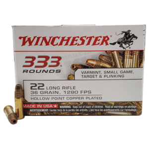 22 Long Rifle - Winchester USA White Box 36 Grain CPHP