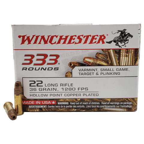 22 Long Rifle - Winchester USA White Box 36 Grain CPHP