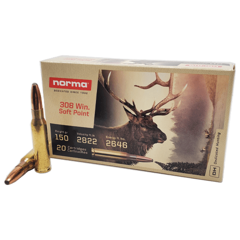 308 Win - Norma 150 Grain Soft Point