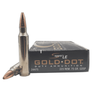 223 Rem - Speer Gold Dot LE 75 Gr. SP Self Defense