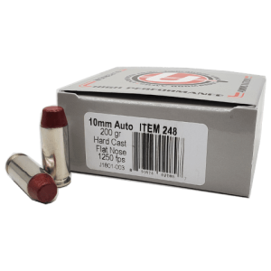 10mm - Underwood 200 Grain Hardcast Flat Nose