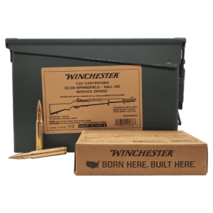 30-06 - Winchester 150 Grain M2 Ball 100 Rd. Can