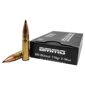 300 Blackout - Ammo Inc. 110 Grain Hornady V-Max