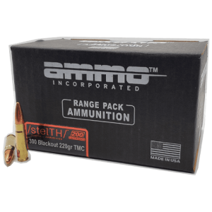 300 Blackout - Ammo Inc Subsonic 220 Grain TMC Stelth Range Pack - 200 Rounds