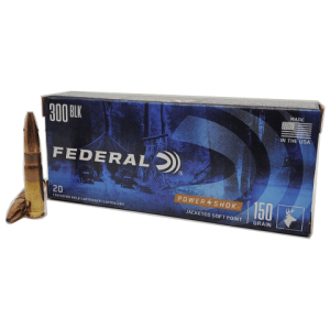 300 Blackout - Federal Power-Shok 150 Grain Jacketed Soft Point
