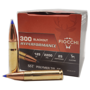 300 Blackout - Fiocchi Hyperformance 125 Grain SST - 25 Rounds