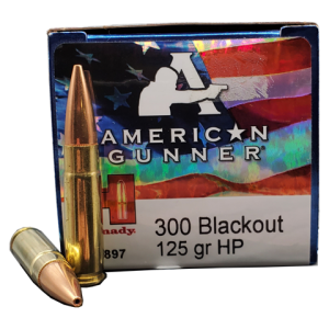 300 Blackout - Hornady American Gunner 125 Grain HP