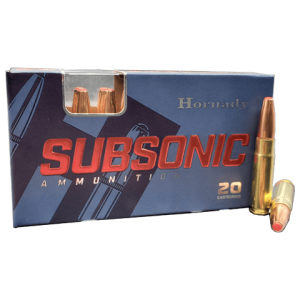 300 Blackout - Hornady Sub-X 190 Grain Subsonic - 20 Rounds