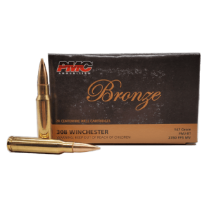 308 Win - PMC Bronze 147 Grain FMJ-BT