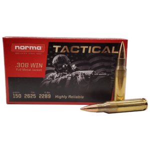 308 Win - Norma Tac-308 150 Grain FMJ